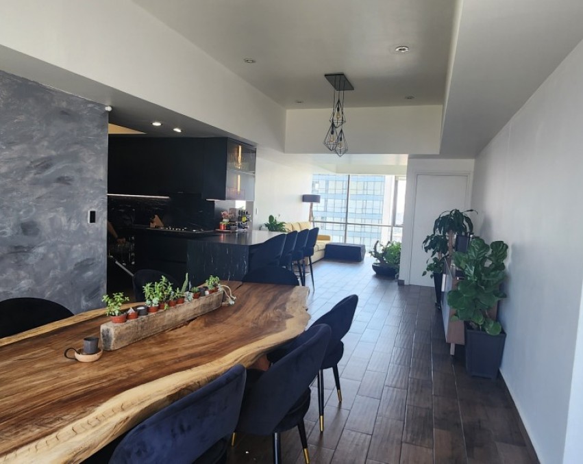 Penthouse amueblado en renta, Vista panorámica, en Interlomas