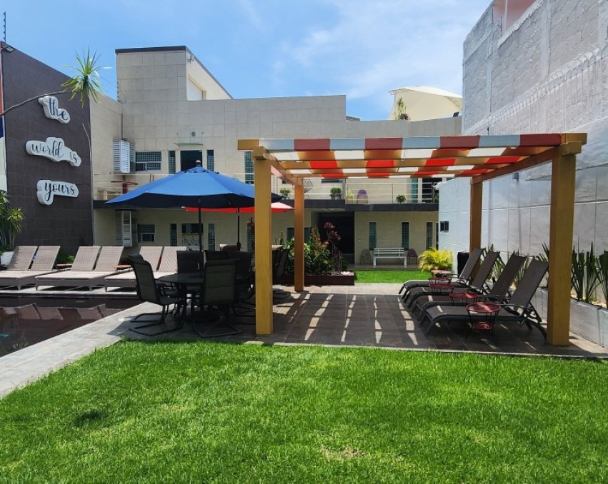 Departamento en renta amueblado con alberca y roof en Morelos