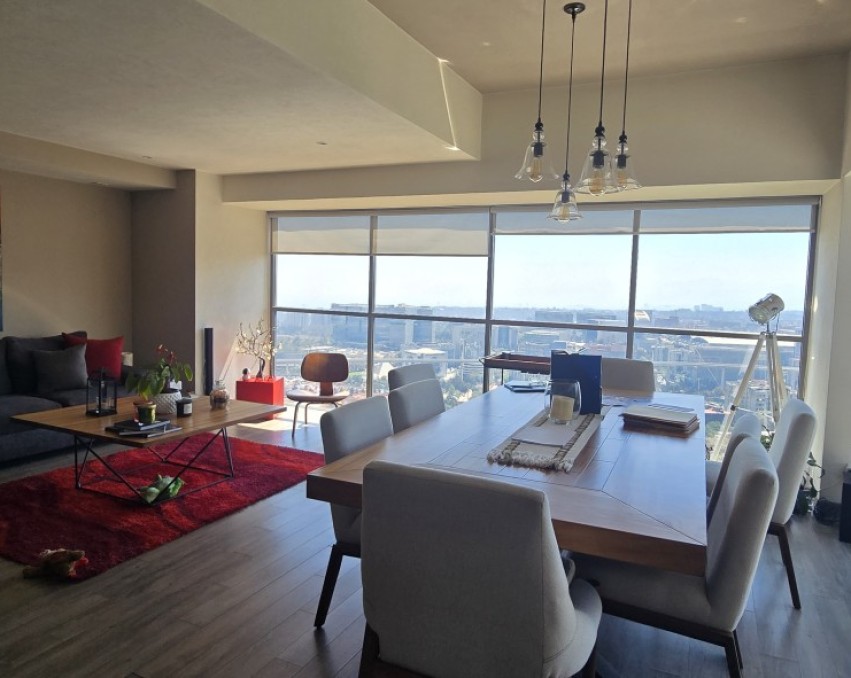 Penthouse en venta, terraza y vista espectacular, amenidades, Santa Fe, Cdmx