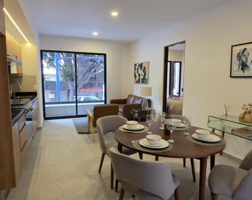 Departamento de 87 m2, 2R, en venta, en Zacahuitzco Benito Juárez