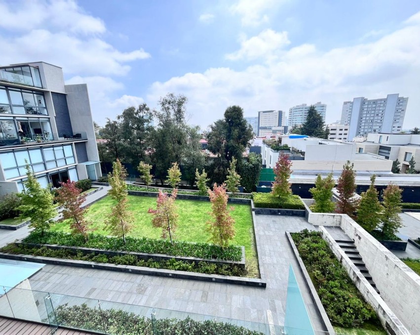 Departamento Garden en renta, Lomas de Memetla, cerca ABC Santa Fe