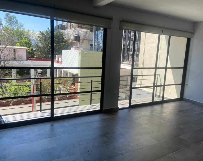 Departamento en renta, con balcon, 1 recámara, Lomas de Chamizal
