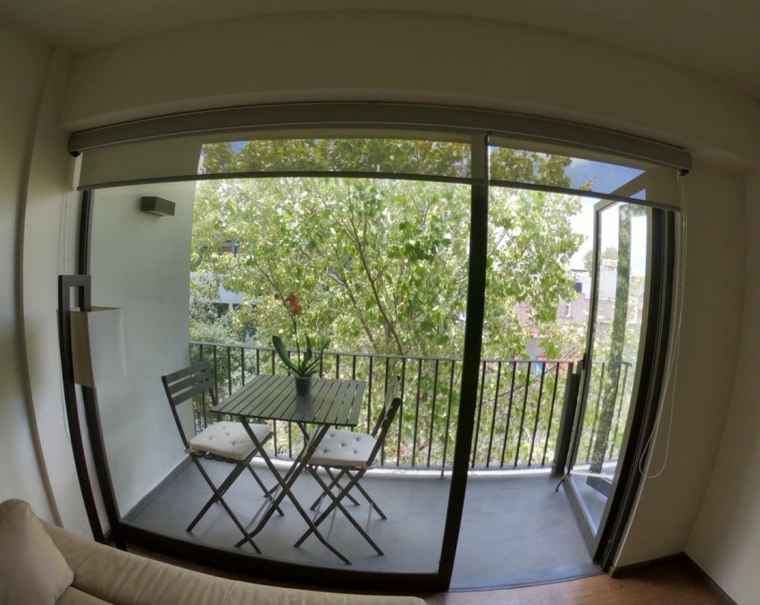Departamento de 96 m2 en renta, amueblado,terraza, en Cuauhtémoc
