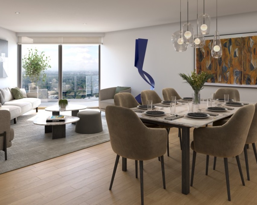 Departamento en preventa con terraza y 3 recámaras, en Av. Las Fuentes